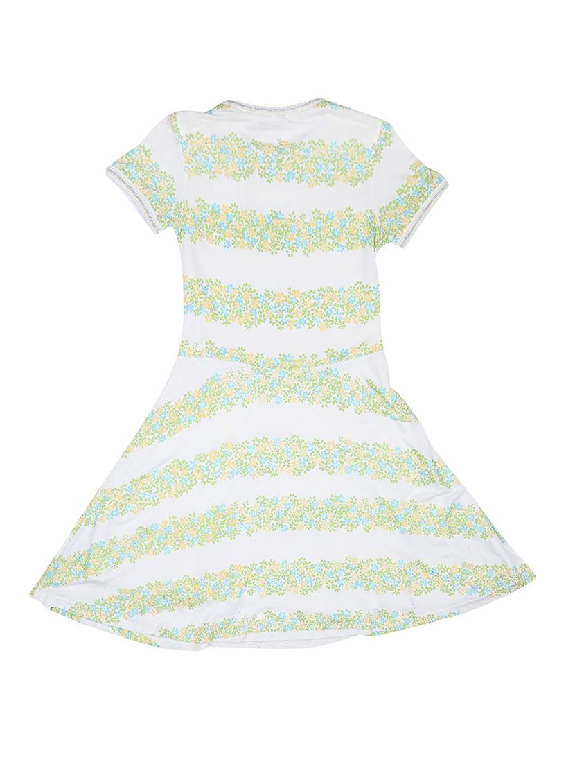 white cotton blend frock - 17298990 - Zoom Image - 2