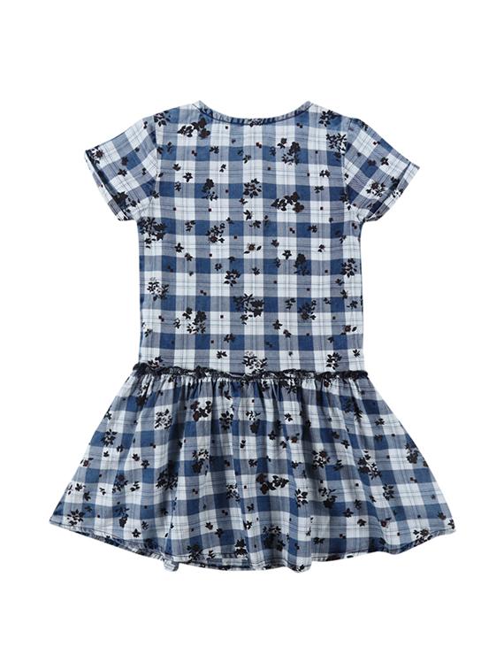 blue cotton blend frock - 17298996 - Zoom Image - 2
