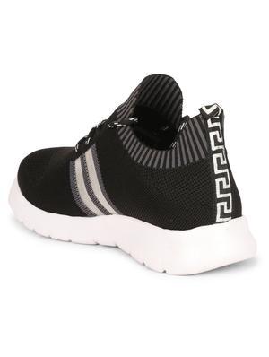 black lace up sport shoes - 17299129 - Standard Image - 3