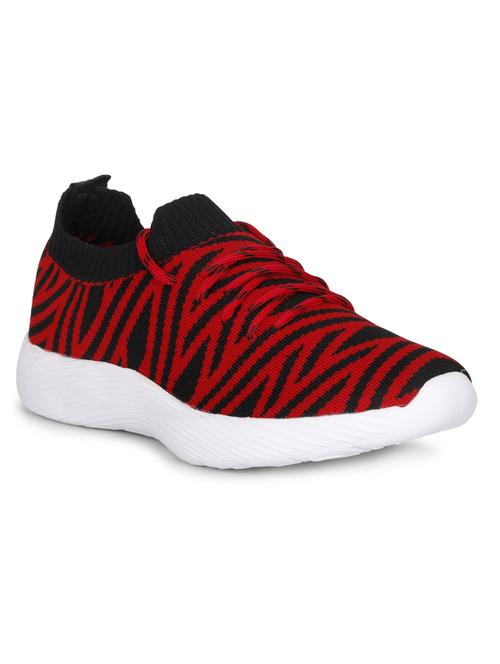 red lace up sport shoes - 17299140 - Standard Image - 1