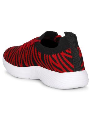 red lace up sport shoes - 17299140 - Standard Image - 3