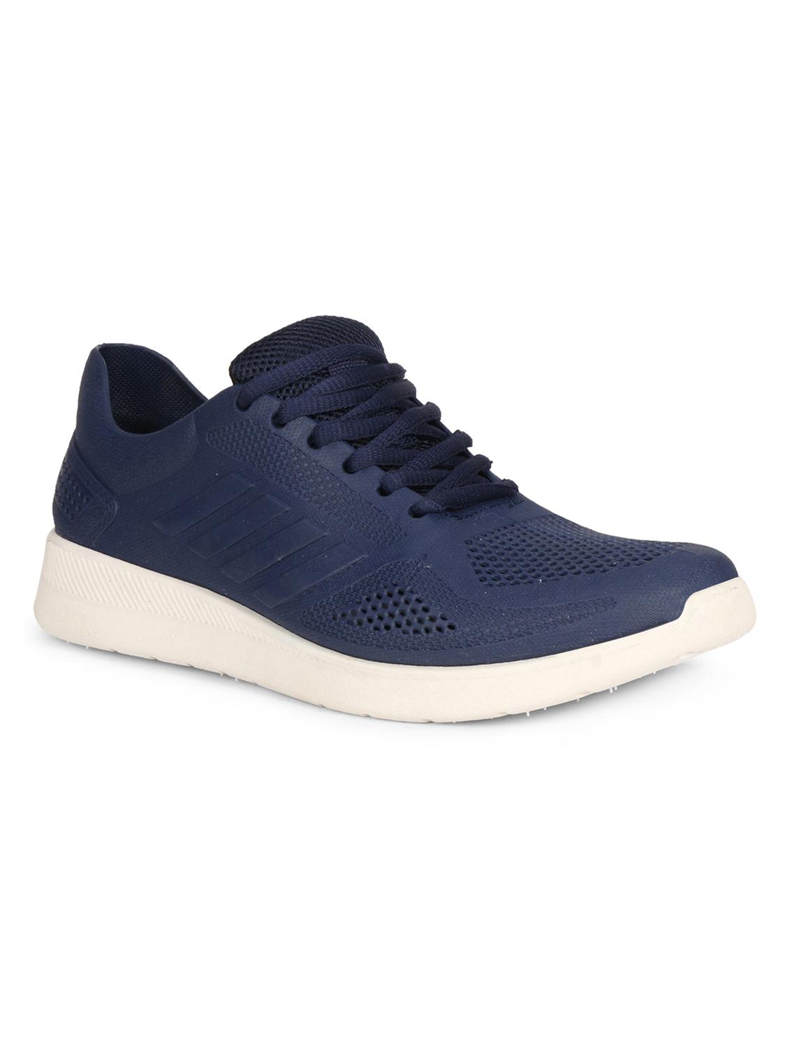 navy lace up sport shoes - 17299163 - Zoom Image - 1