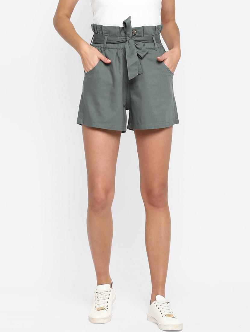 tie up waist shorts - 17299265 - Zoom Image - 1