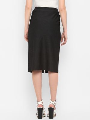 high rise striped a-line skirt - 17299267 - Standard Image - 3