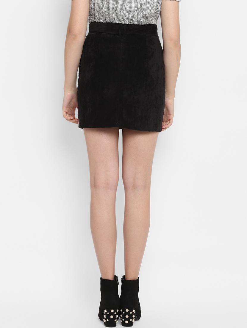 mid rise belted skirt - 17299274 - Zoom Image - 3