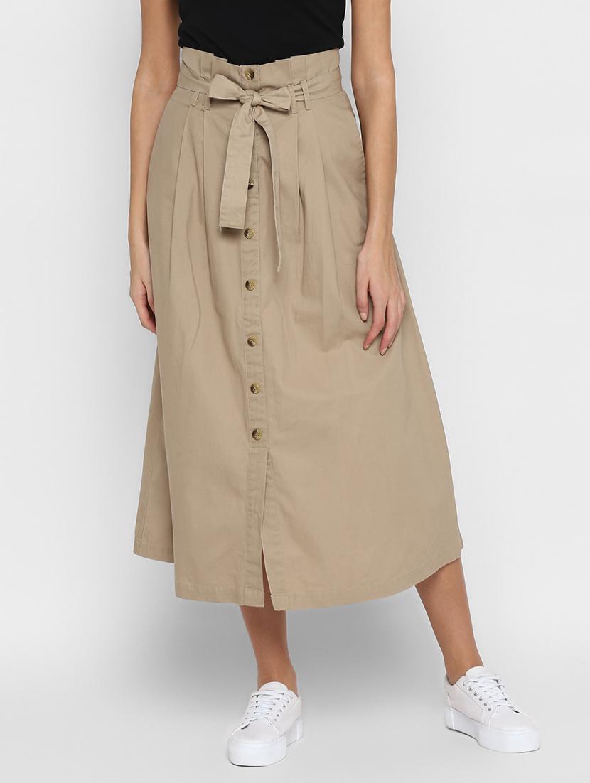 tie up waist long skirt - 17299275 - Zoom Image - 1