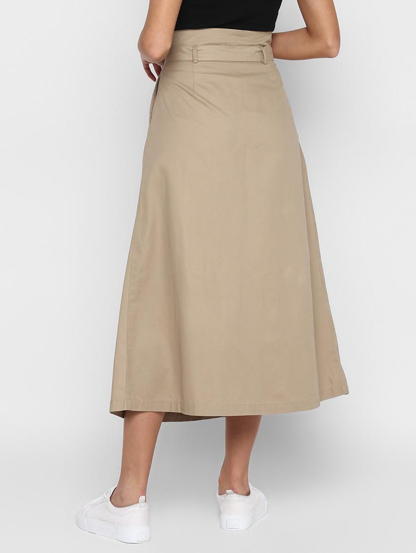 tie up waist long skirt - 17299275 - Zoom Image - 3