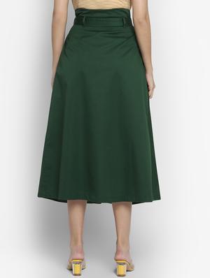 tie front a-line skirt - 17299276 - Standard Image - 3