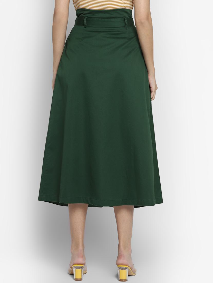 tie front a-line skirt - 17299276 - Zoom Image - 3