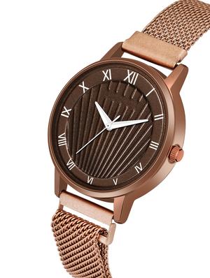 magnetic strap styish luxury analog watch for women and girls (brown) - 17299393 - Standard Image - 2