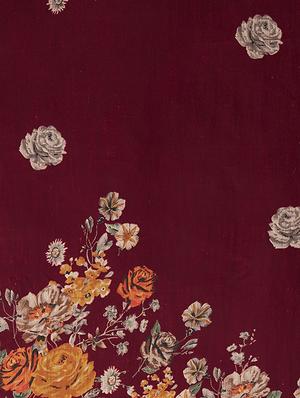 floral printed saree with blouse - 17299436 - Standard Image - 4