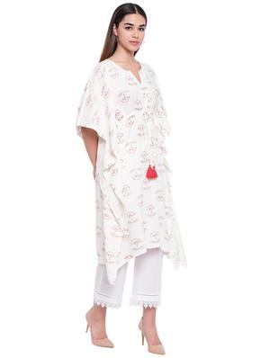 gold print kurta pant set - 17299521 - Standard Image - 2