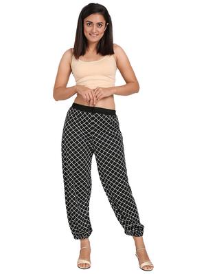 drawstring waist harem trouser - 17299527 - Standard Image - 4