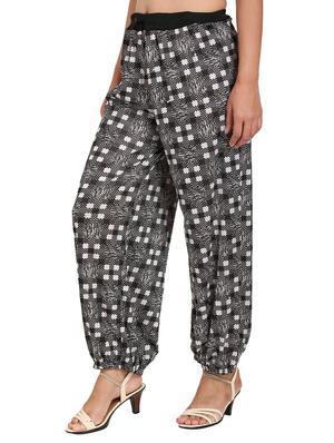 drawstring waist harem trouser - 17299534 - Standard Image - 2
