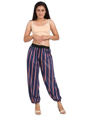 drawstring waist harem trouser - 17299542 - Standard Image - 4