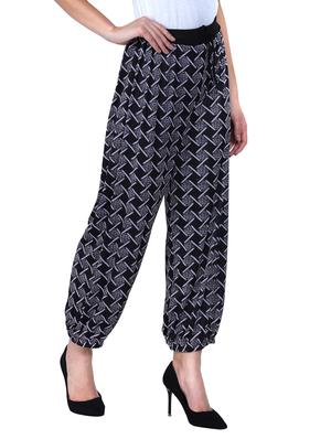 drawstring waist harem trouser - 17299546 - Standard Image - 2