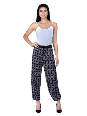 drawstring waist harem trouser - 17299546 - Standard Image - 4