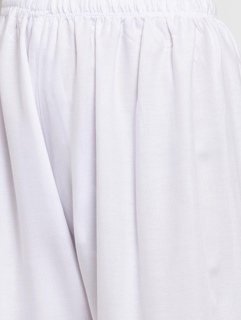 white rayon flared palazzo - 17299664 - Zoom Image - 5