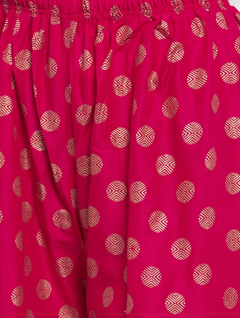 pink rayon flared palazzo - 17299672 - Zoom Image - 5
