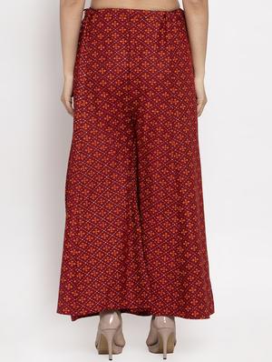 geometric print palazzo - 17299677 - Standard Image - 3