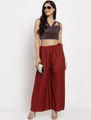 geometric print palazzo - 17299677 - Standard Image - 4