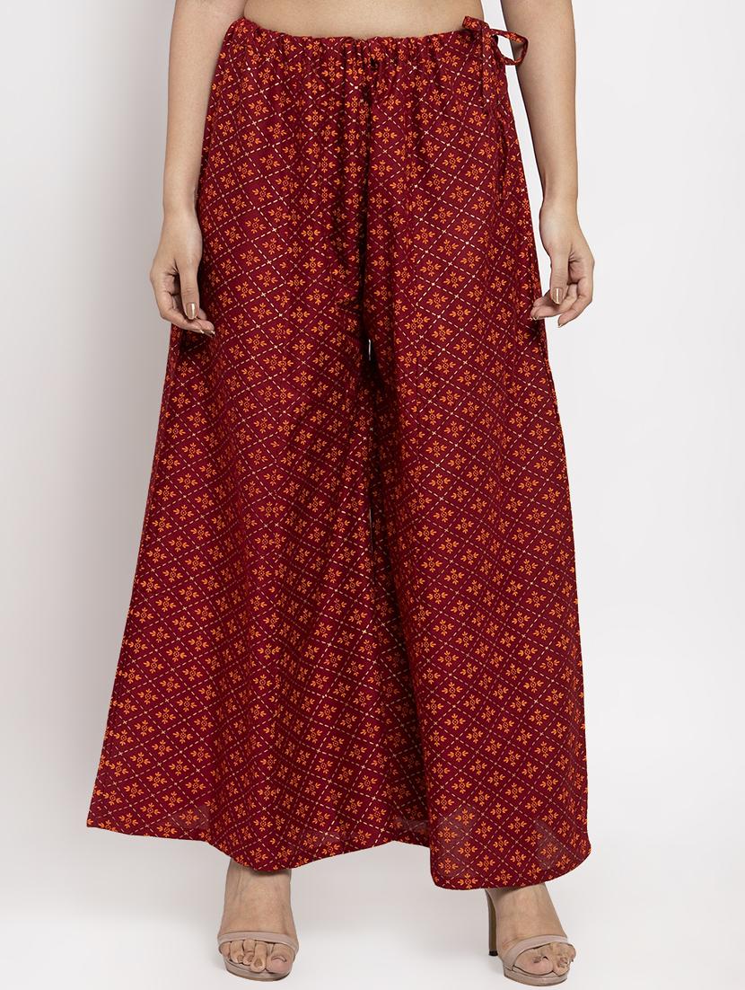 geometric print palazzo - 17299677 - Zoom Image - 1