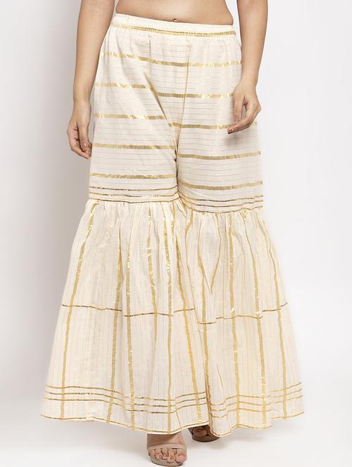 stripe printed sharara - 17299679 - Standard Image - 1