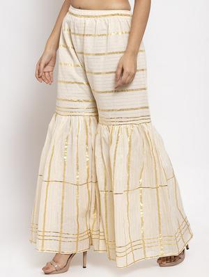 stripe printed sharara - 17299679 - Standard Image - 2