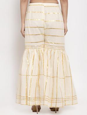 stripe printed sharara - 17299679 - Standard Image - 3