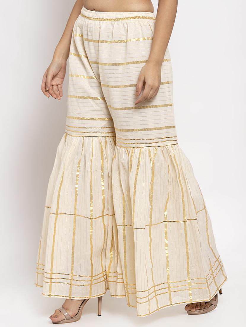 stripe printed sharara - 17299679 - Zoom Image - 2