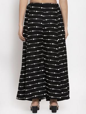 printed flared palazzo - 17299680 - Standard Image - 3