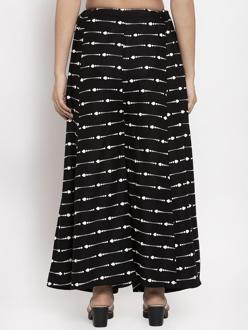 printed flared palazzo - 17299680 - Zoom Image - 3