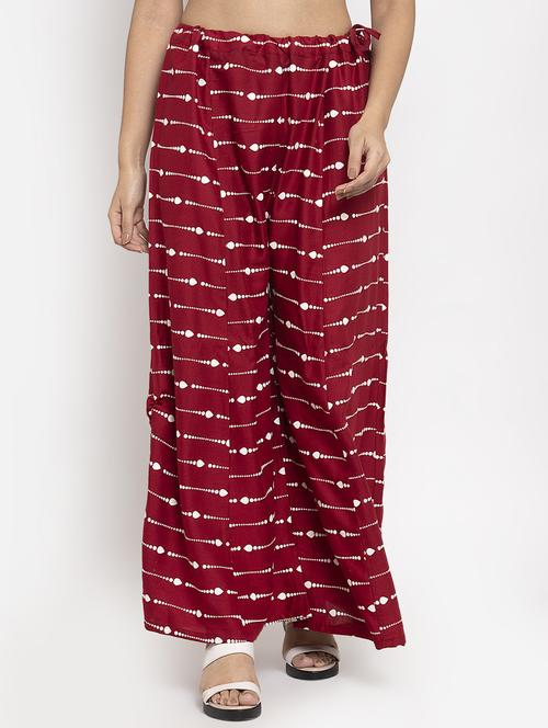 stripe printed sharara - 17299682 - Standard Image - 1