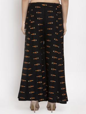 gold printed sharara - 17299684 - Standard Image - 3