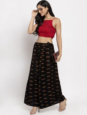 gold printed sharara - 17299684 - Standard Image - 4