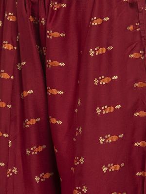 gold printed palazzo - 17299685 - Standard Image - 5