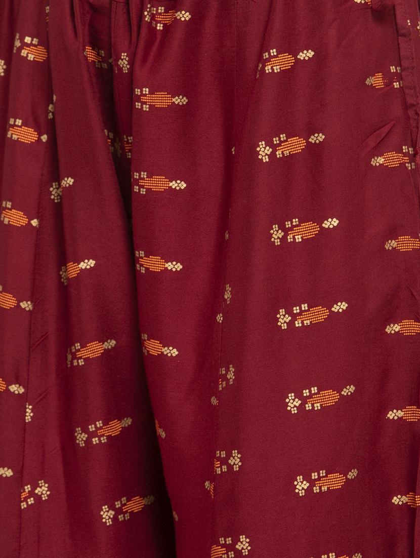 gold printed palazzo - 17299685 - Zoom Image - 5