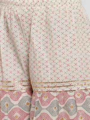 gota work sharara with dupatta - 17299687 - Standard Image - 5
