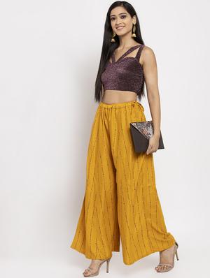 geometric print sharara - 17299690 - Standard Image - 4