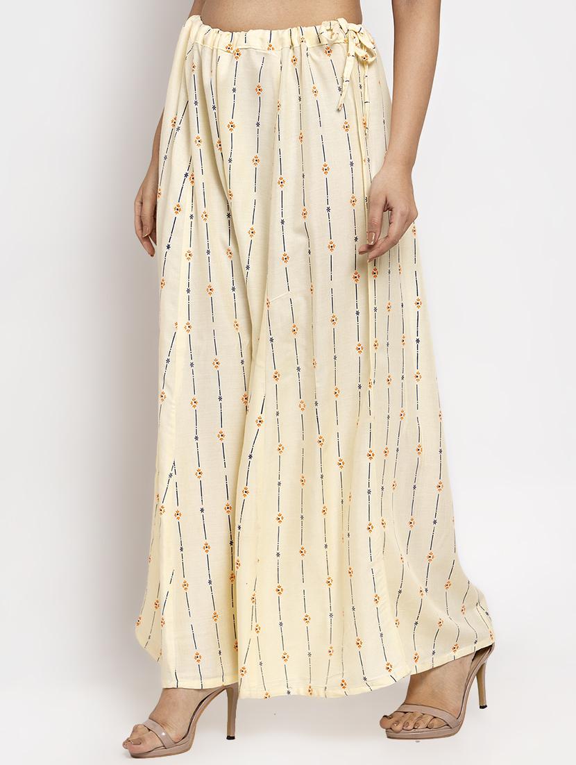 printed flared palazzo - 17299692 - Zoom Image - 2