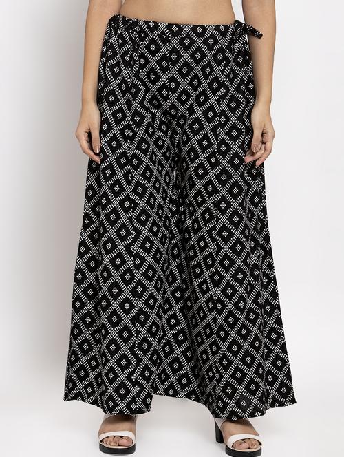 geometric print palazzo - 17299693 - Standard Image - 1