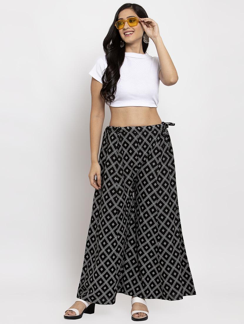 geometric print palazzo - 17299693 - Zoom Image - 4