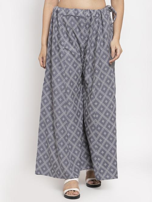geometric print sharara - 17299695 - Standard Image - 1