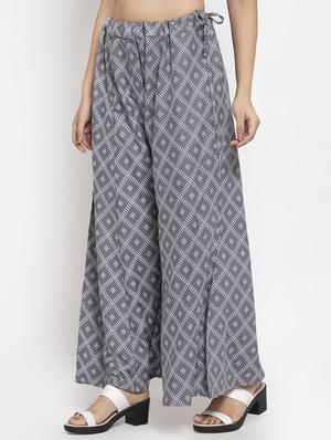 geometric print sharara - 17299695 - Standard Image - 2