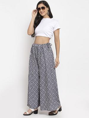 geometric print sharara - 17299695 - Standard Image - 4