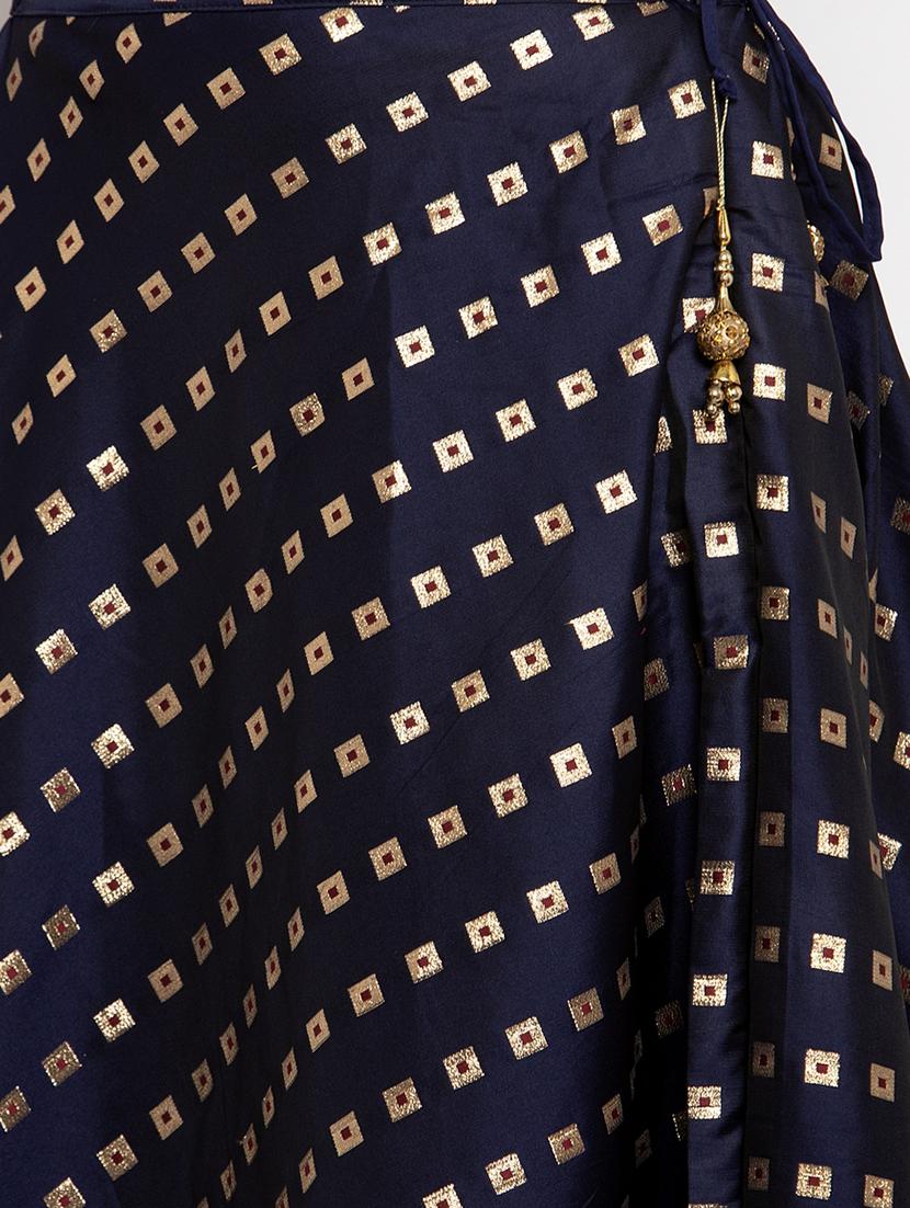 self design flared skirt - 17299700 - Zoom Image - 5