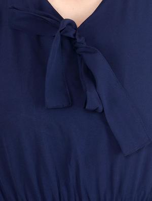 tie up neck peplum top - 17299720 - Standard Image - 5