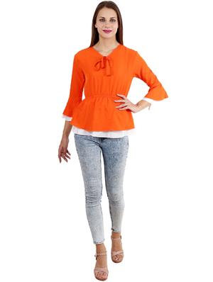 tie up neck solid top - 17299725 - Standard Image - 4