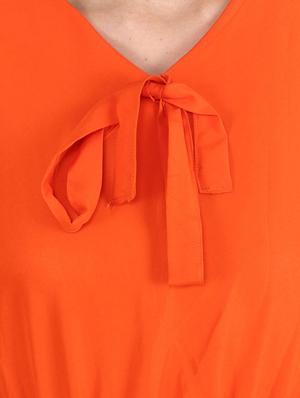 tie up neck solid top - 17299725 - Standard Image - 5