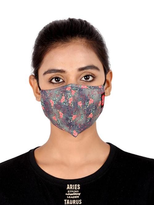 multi colored cotton anti-pollution women mask (pack of 3) - 17299757 - Standard Image - 1